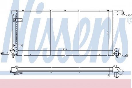 Радіатор nissens 65175