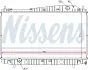 Радиатор охлаждения двигателя nissens 61638