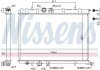 Радіатор охолодження двигуна nissens 63502A