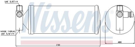 Радиатор охлаждения двигателя nissens 95257