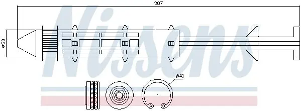 Радіатор охолодження nissens 95319