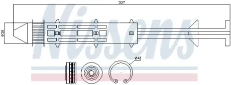 Радіатор охолодження Nissens 95319