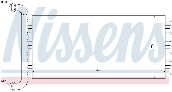 Радіатор опалення nissens 72037