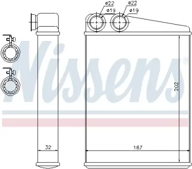 Радіатор опалення nissens 72046