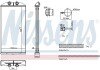 Радиатор печки (отопителя) nissens 707314