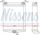 Радіатор пічки nissens 72001
