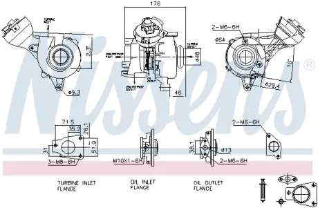 Турбокомпресор First Fit nissens 93482
