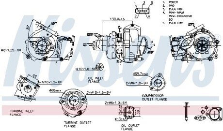 Турбокомпресор First Fit nissens 93502