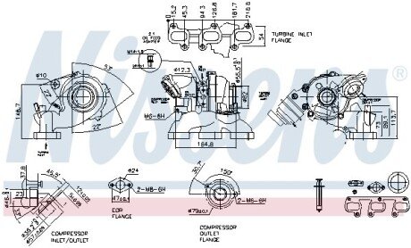 Турбокомпресор nissens 93071 на Шкода Фабия 2