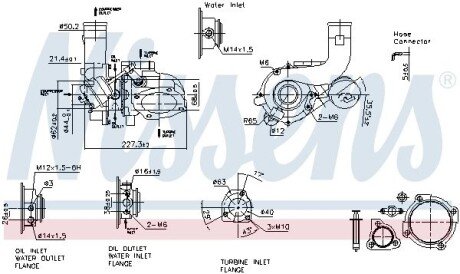 Турбокомпрессор nissens 93169