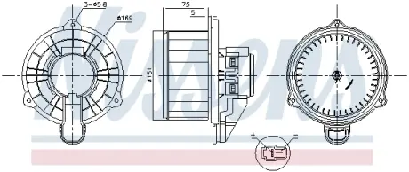 Вентилятор nissens 87569