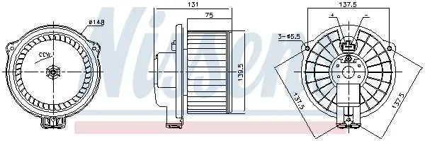 Вентилятор Nissens 87717 (фото 1)