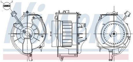 Моторчик (вентилятор) пічки nissens 87669 на Ауди R8
