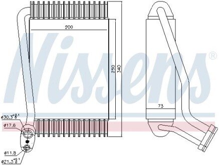 Випаровувач, кондиціонер nissens 92143