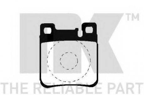 Задні тормозні (гальмівні) колодки nk 223323