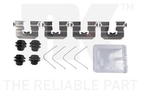 Комплект приладдя, накладка дискового гальма nk 79341701