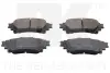 Задние тормозные колодки NK 2245110