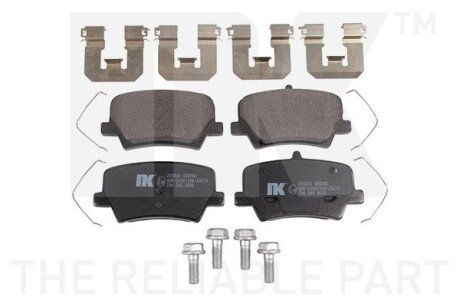 Задні тормозні (гальмівні) колодки nk 224834