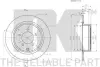 Задній гальмівний (тормозний) диск NK 203083 (фото 3)