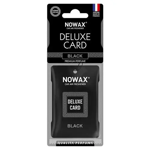 Ароматизатор NOWAX Delux Card 6 г. - Black Nowax NX07733 (фото 1)