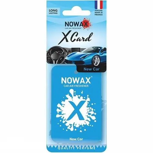 Ароматизатор NOWAX "X CARD" -New Car Nowax NX07534 (фото 1)