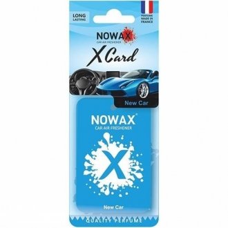 Ароматизатор "X CARD" -New Car nowax NX07534