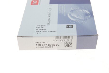 Поршневые кольца npr 120037006500