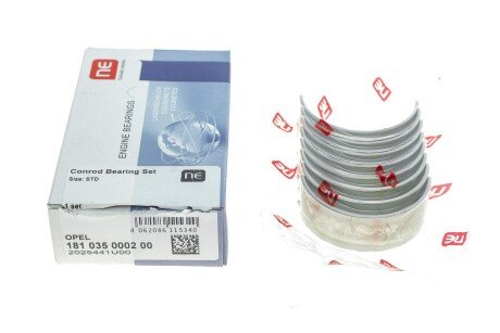 Вкладыши шатунные npr 181035000200