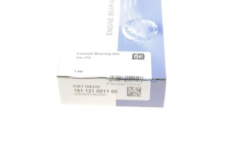 Вкладиші шатунні npr 181121001100