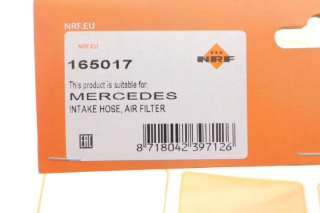 Впускний патрубок nrf 165017