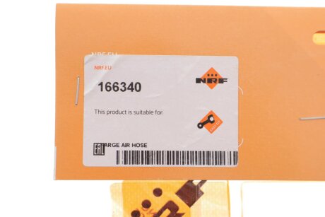 Патрубок nrf 166340