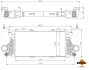 Радиатор интеркулера NRF 309082