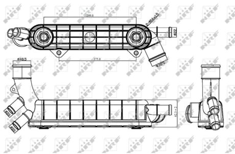 Охолоджувач мастила nrf 31316