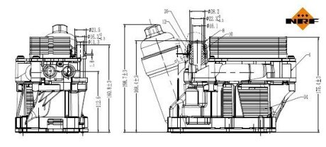 Корпус фільтра оливи nrf 31873