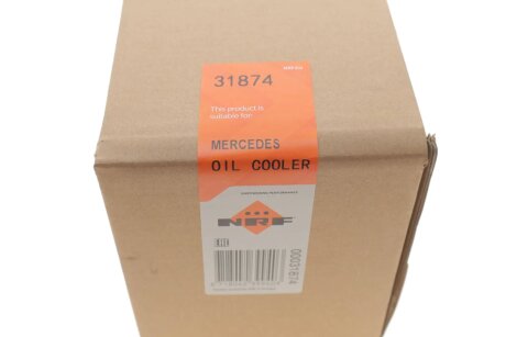 Радіатор масляний MERCEDES-BENZ C-Series 1.8 07- у зборі nrf 31874