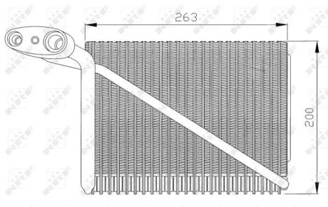 Испаритель nrf 36077