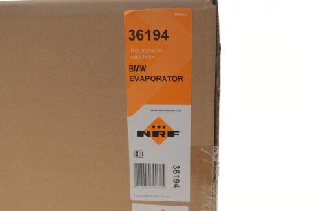 Випаровувач, кондиціонер nrf 36194