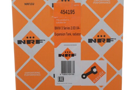 Бачок розширення охолоджуючої рідини nrf 454195