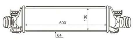 Радиатор интеркулера nrf 30345