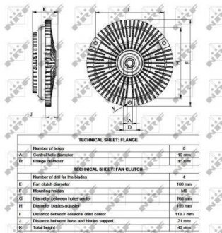 Муфта вентилятора nrf 49537