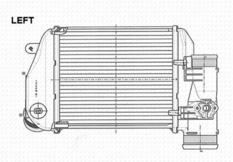 Радиатор интеркулера nrf 30767