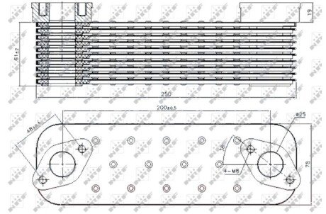 Охолоджувач мастила nrf 31252