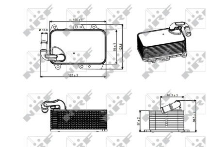 Охолоджувач мастила nrf 31272