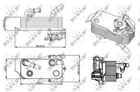 Охолоджувач мастила nrf 31279