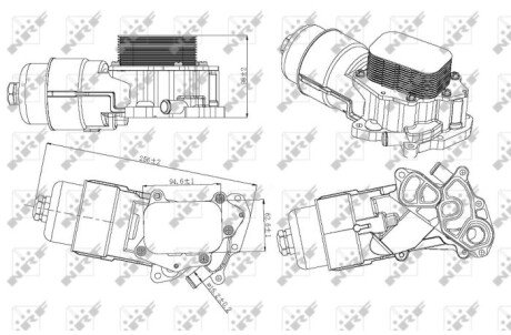Охолоджувач мастила nrf 31328