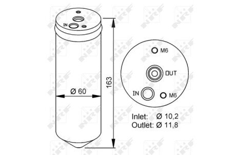 Осушитель кондиционера nrf 33222