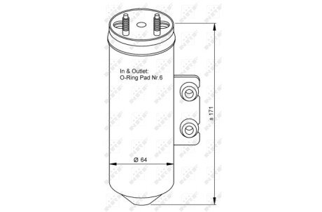 Осушувач,кондиціонер nrf 33198