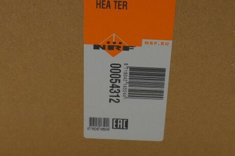 Радиатор печки (отопителя) nrf 54312