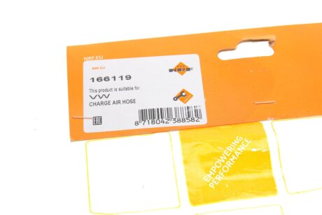 Патрубок інтеркулера (турбіни) nrf 166119