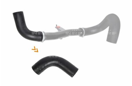 Патрубок інтеркулера (турбіни) nrf 166149